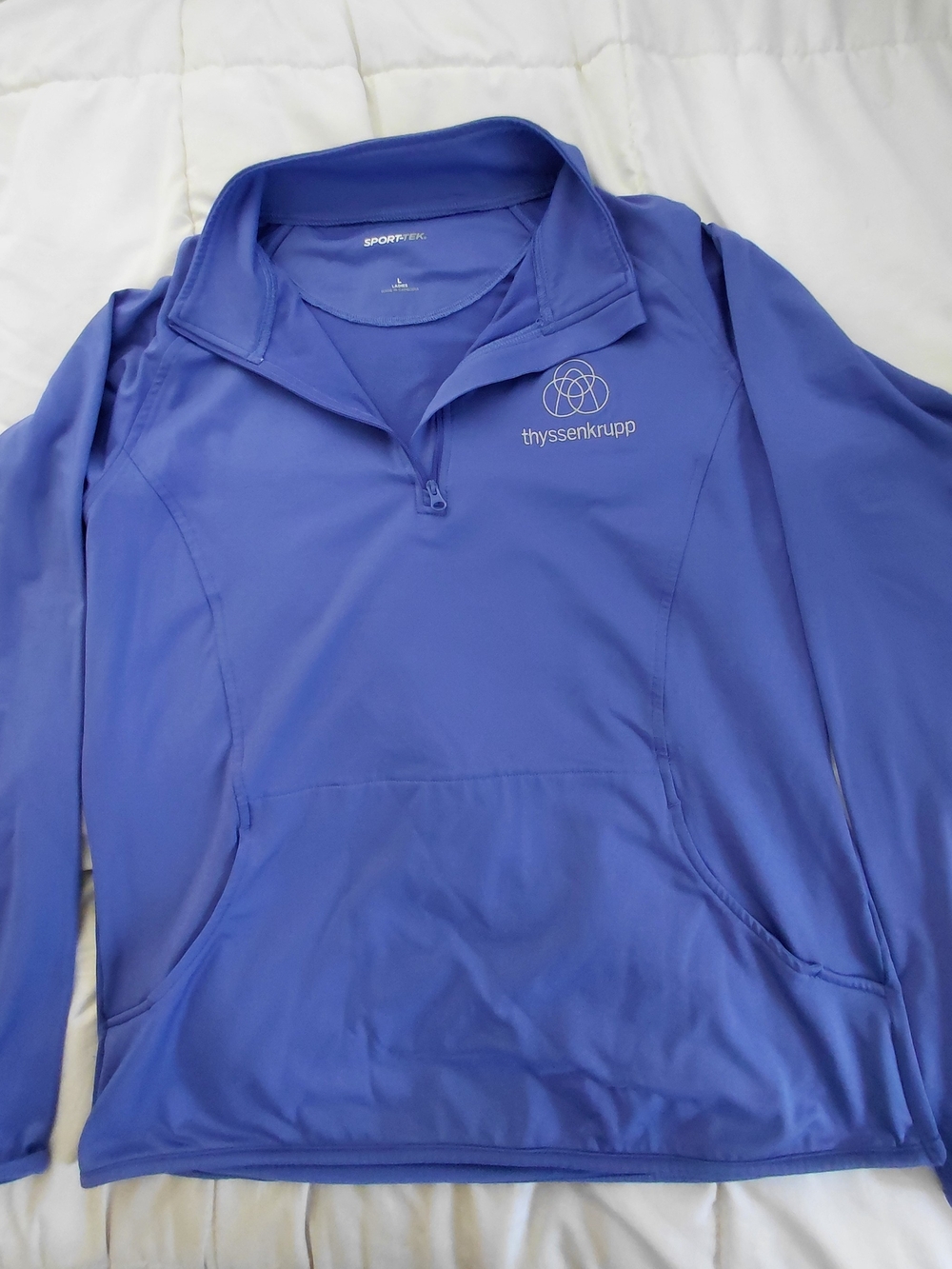 Sport-Tek Women's Royal Blue Quarter-Zip Utility Jacket